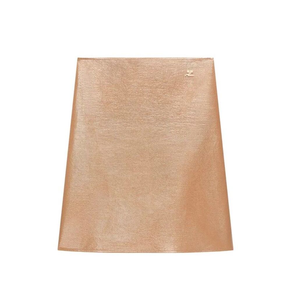 Courreges Women Flared Vinyl Skirt